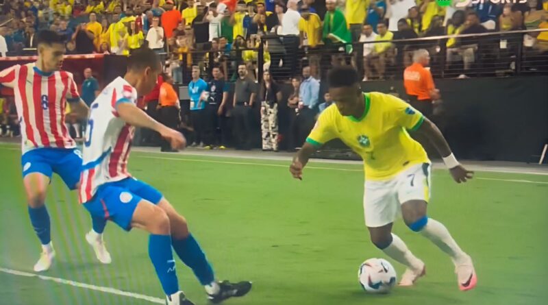 Paraguay enfrentando a Brasil