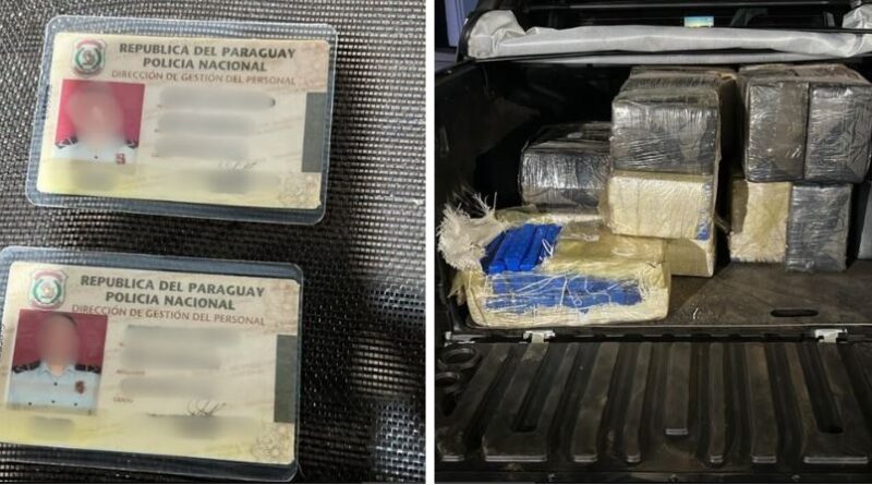 Policías paraguayos detenidos por escoltar cargamento de drogas en Brasil durante una operación policial