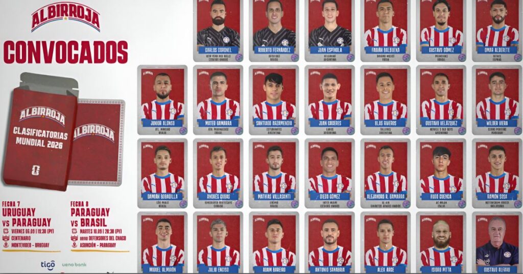 Convocados en la albirroja