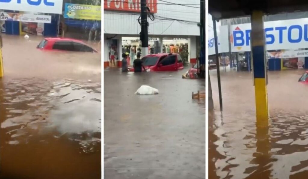 Inundación en Luque