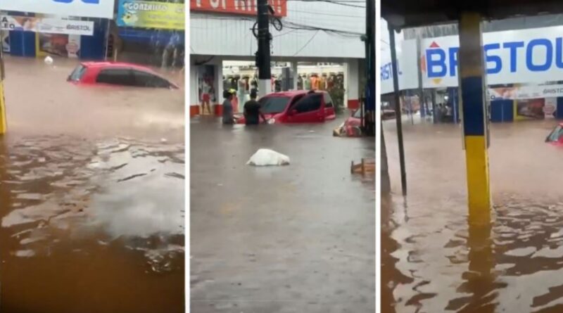 Inundación en Luque